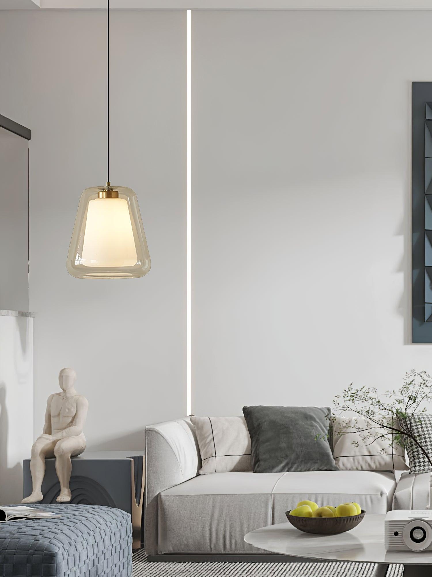 Ate Gold Contemporary Pendant Light-Neutral Decor