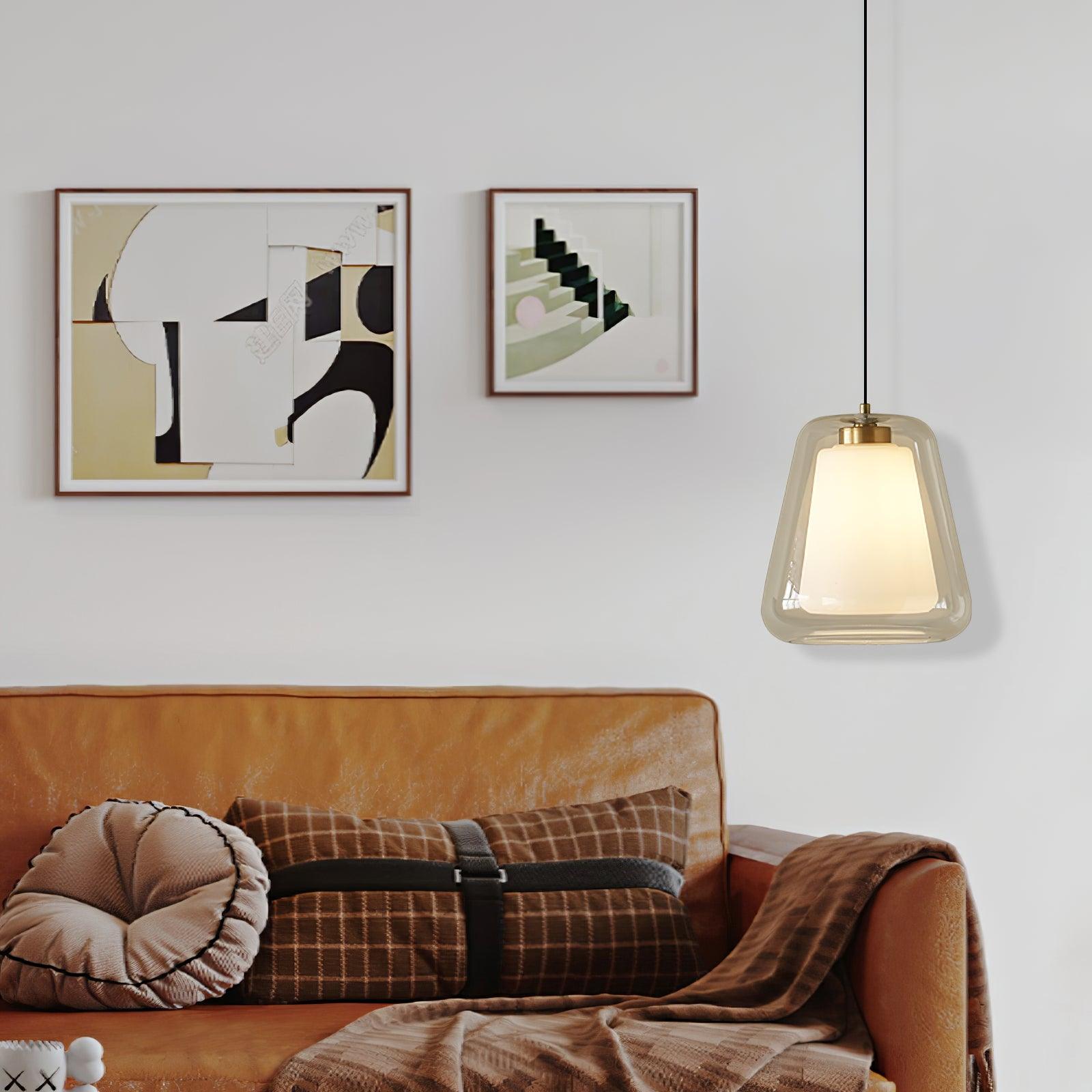 Ate Gold Contemporary Pendant Light-Neutral Decor