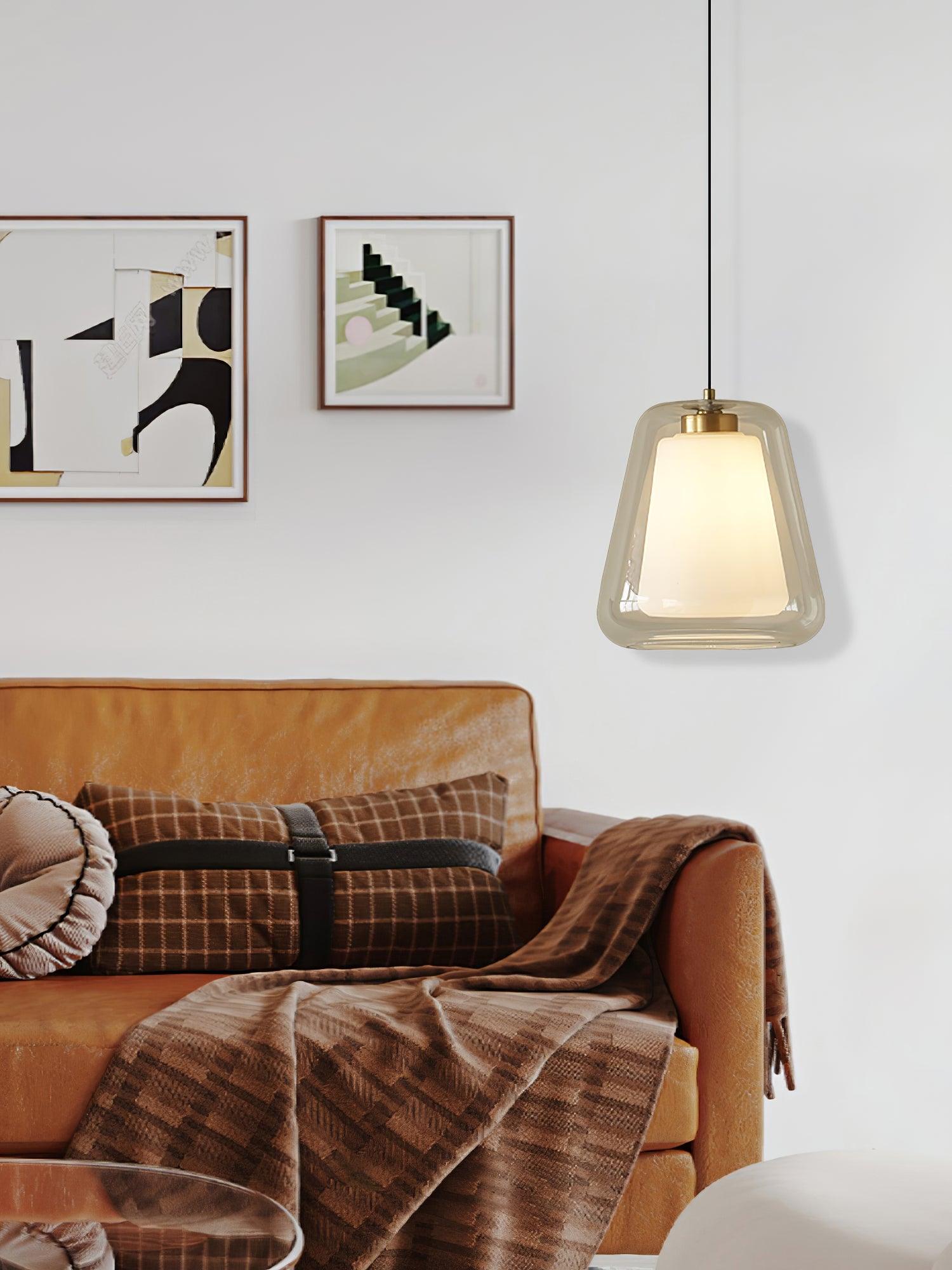 Ate Gold Contemporary Pendant Light-Neutral Decor