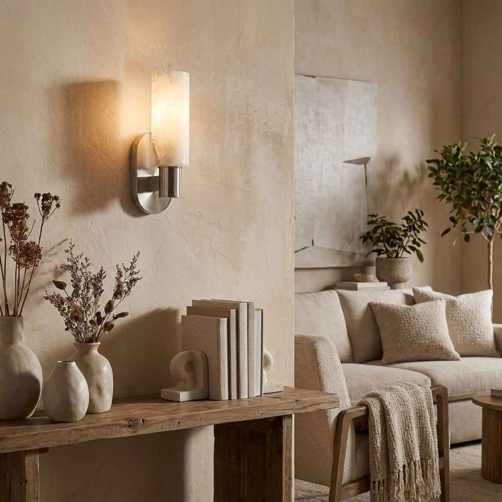 Perrymere Alabaster Wall Sconce