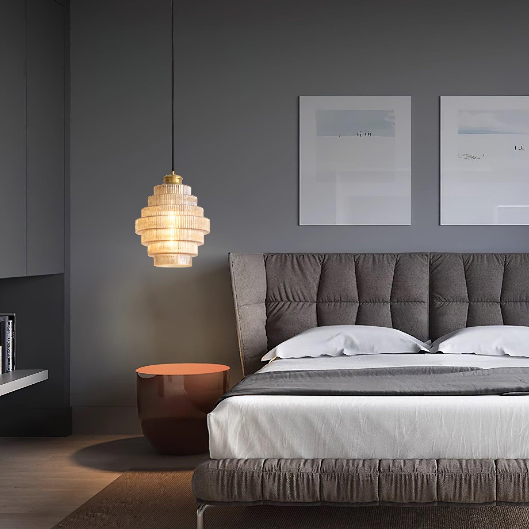 Svena Glass Pendant Lamp-Neutral Decor