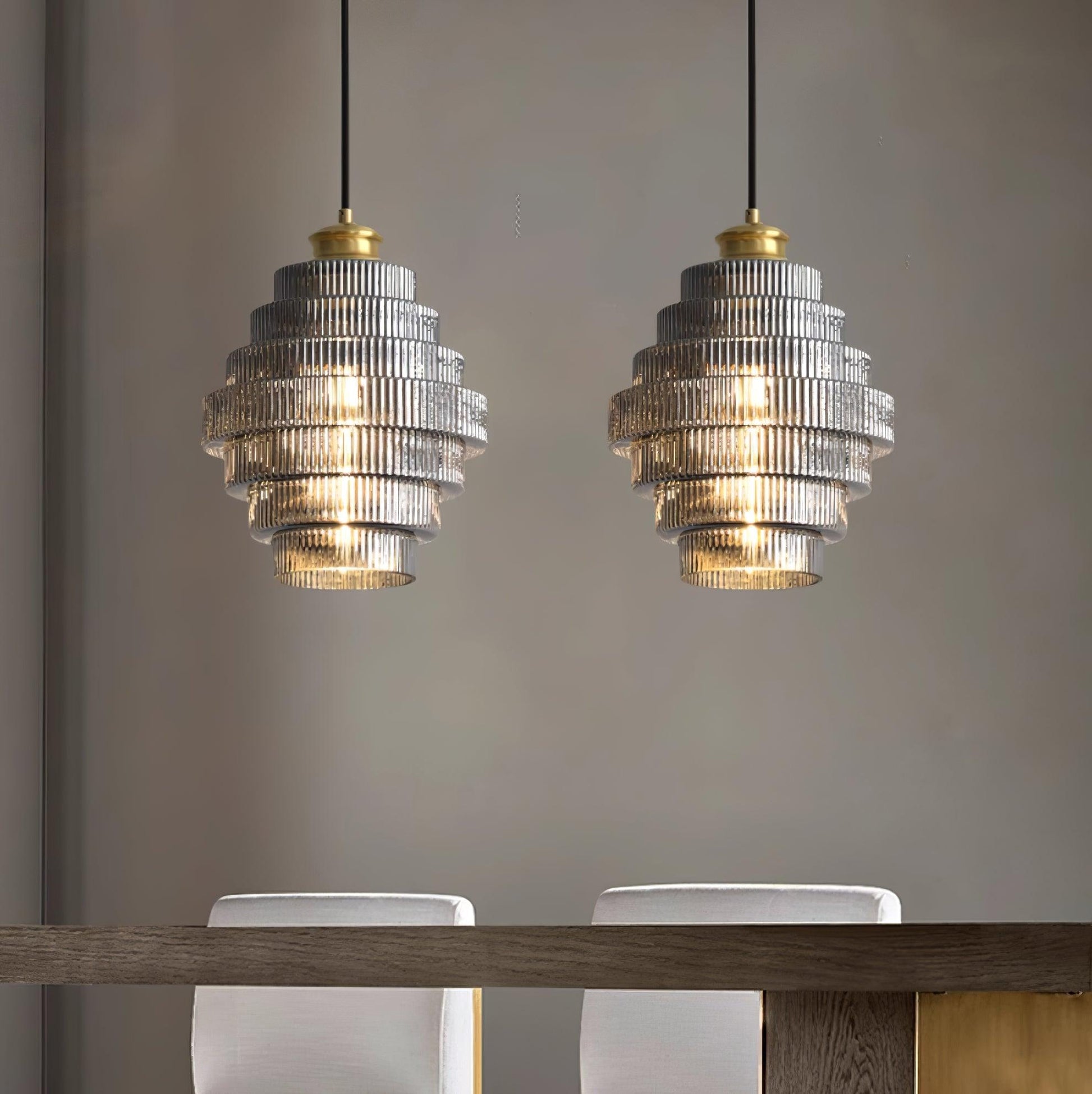 Svena Glass Pendant Lamp-Neutral Decor