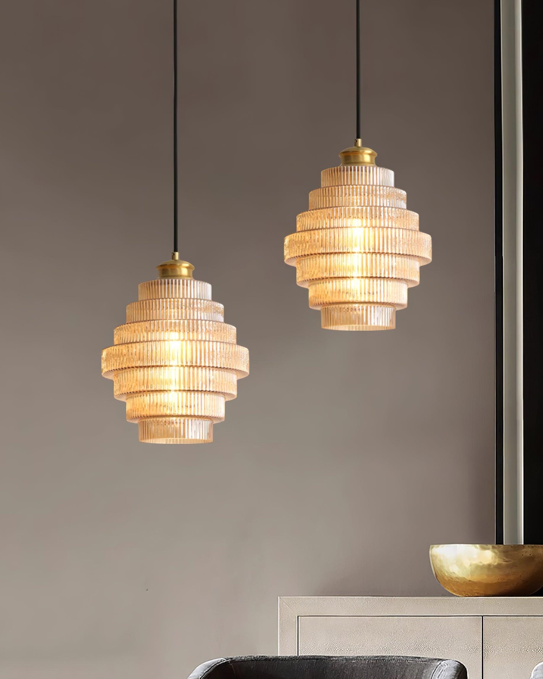 Svena Glass Pendant Lamp-Neutral Decor
