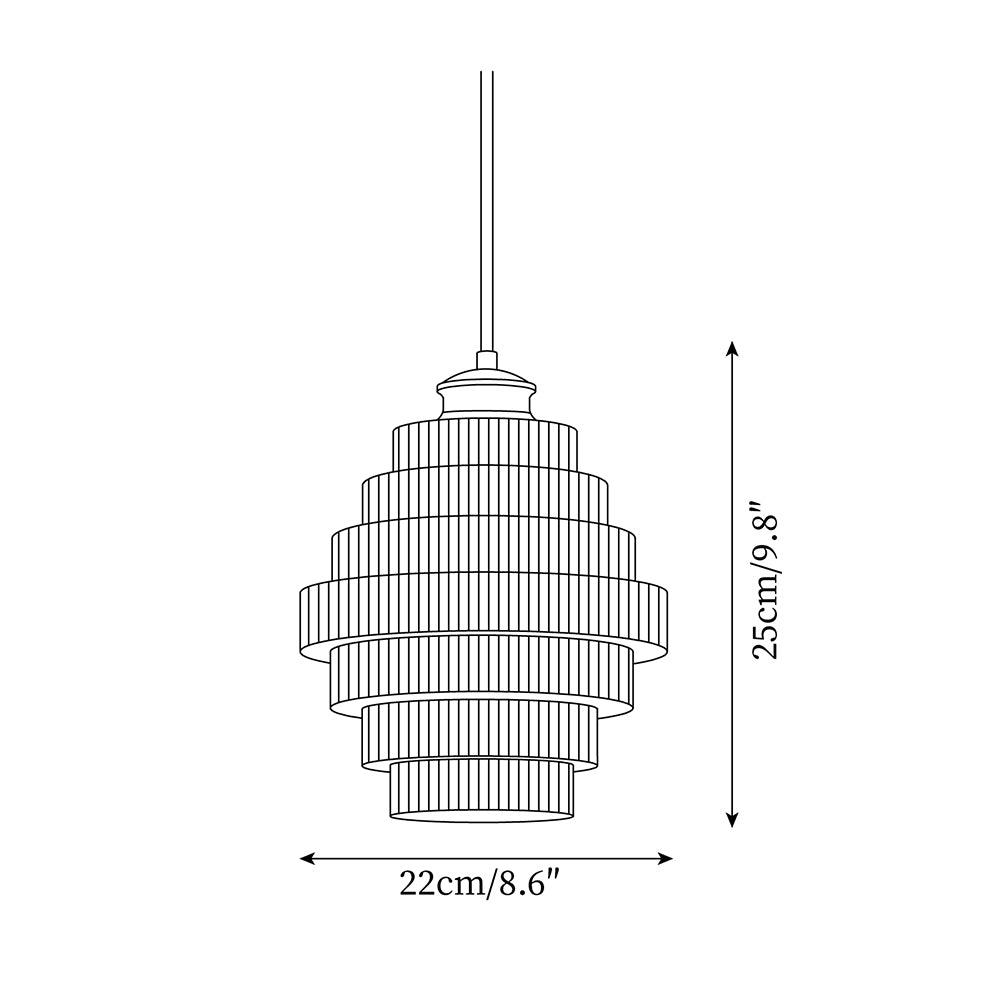 Svena Glass Pendant Lamp-Neutral Decor