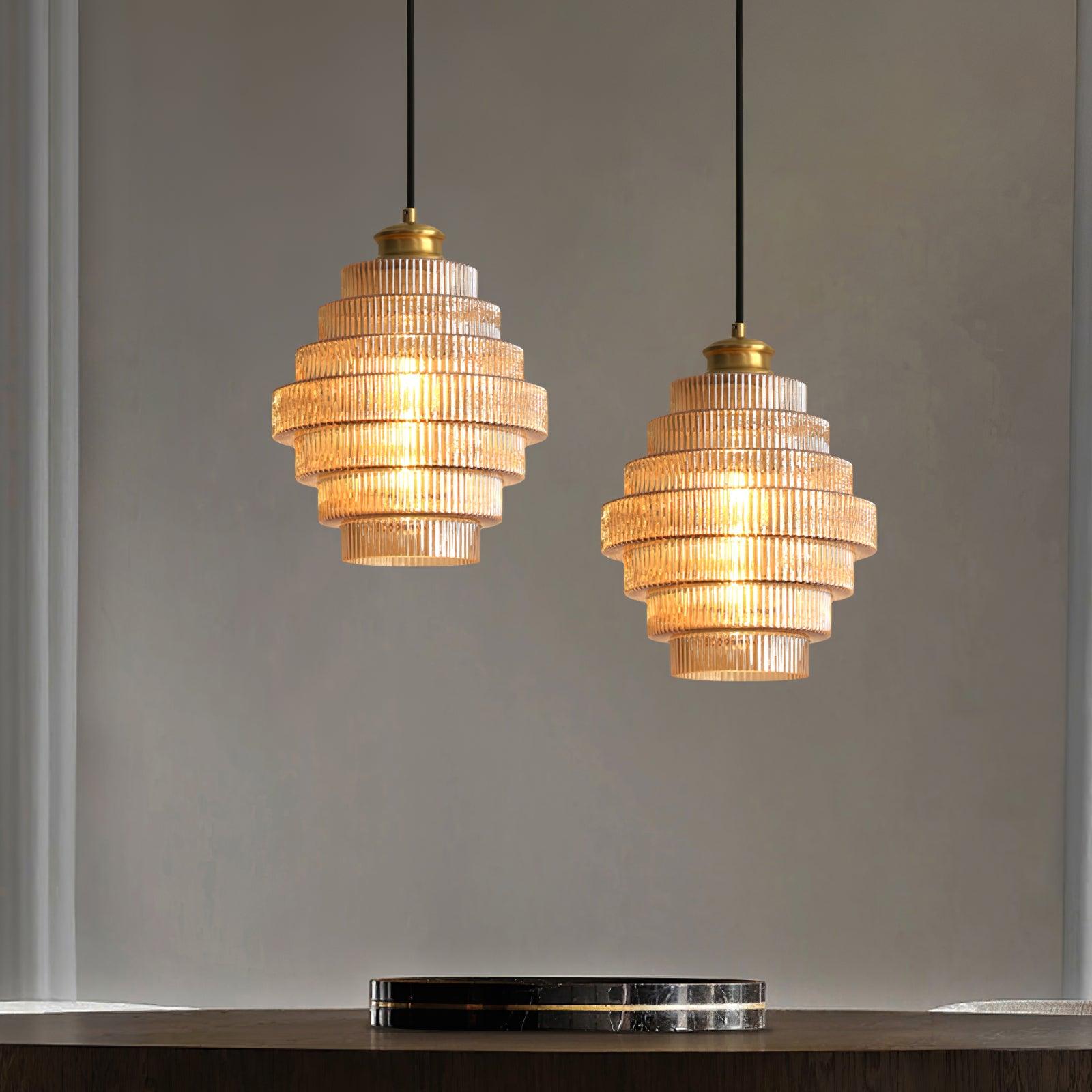 Svena Glass Pendant Lamp-Neutral Decor