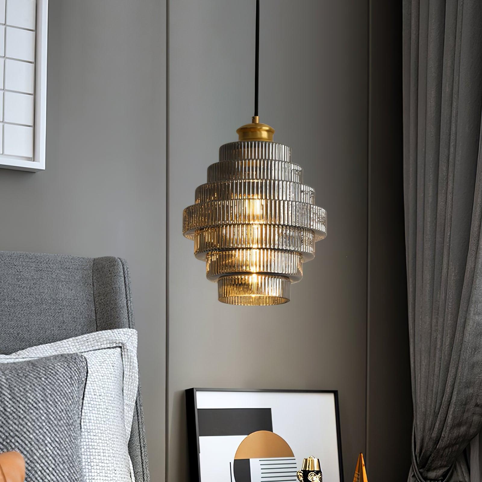 Svena Glass Pendant Lamp-Neutral Decor