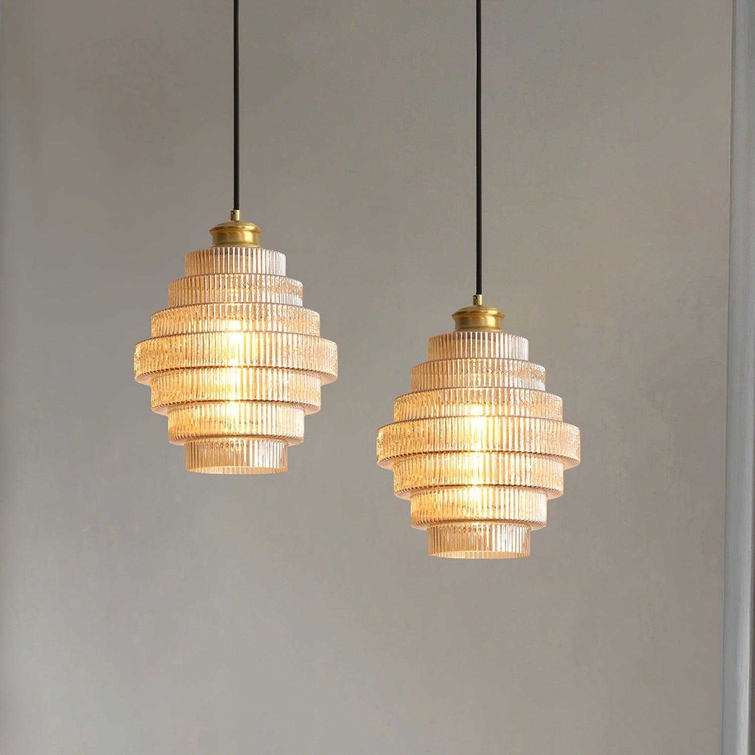 Svena Glass Pendant Lamp-Neutral Decor