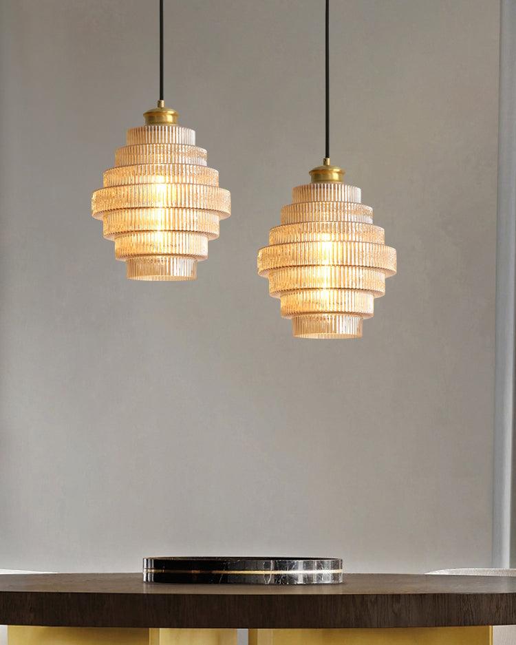 Svena Glass Pendant Lamp-Neutral Decor