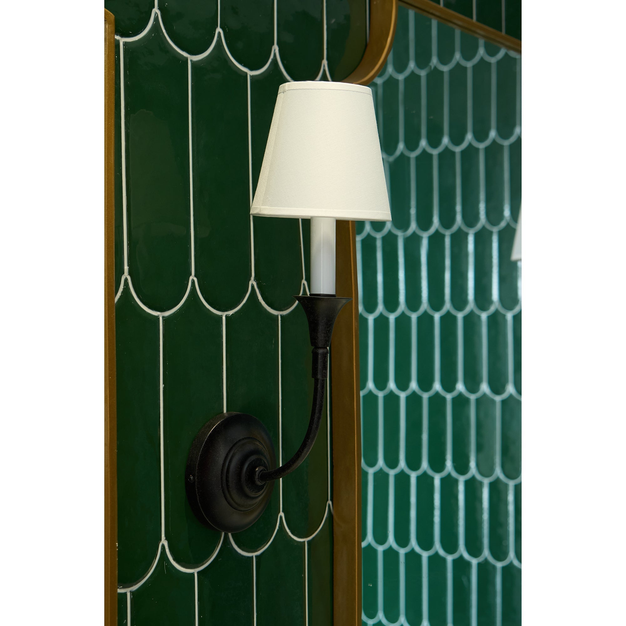 Erdoros Vintage Industrial Fabric Wall Lamp-Neutral Decor
