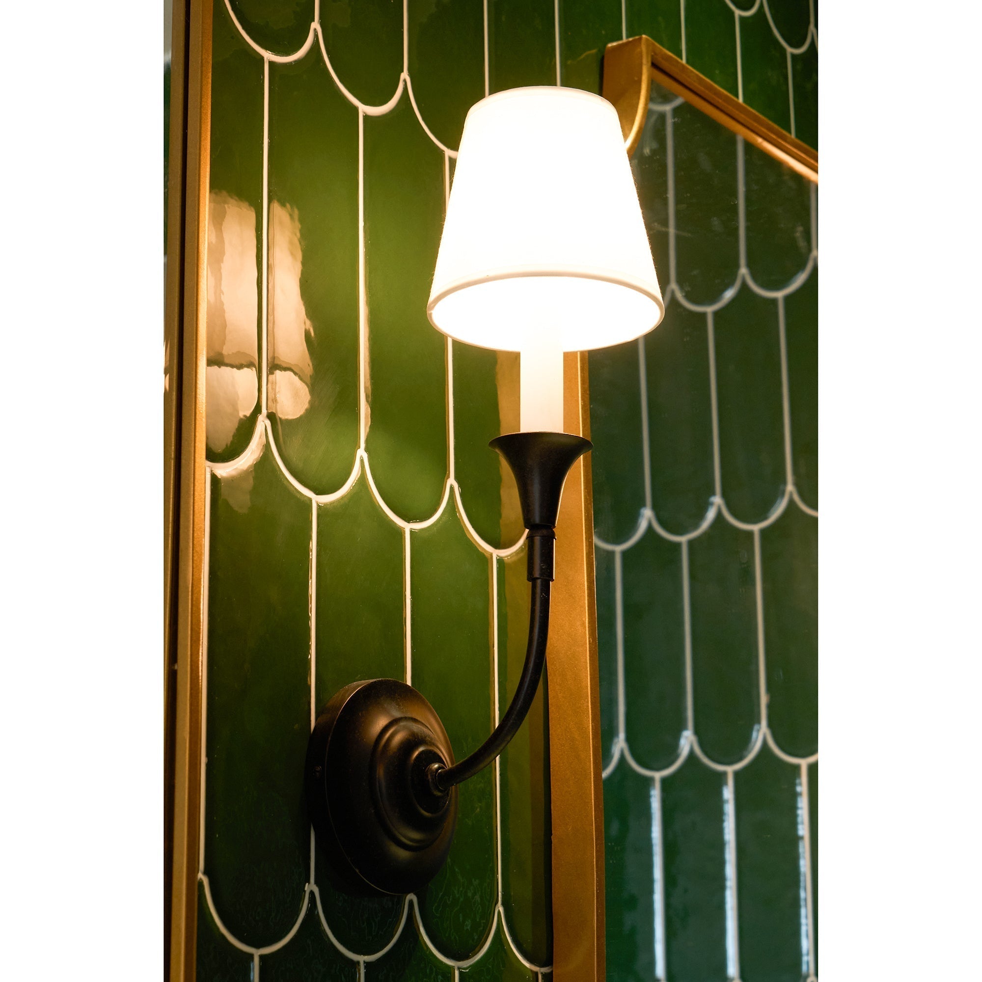 Erdoros Vintage Industrial Fabric Wall Lamp-Neutral Decor