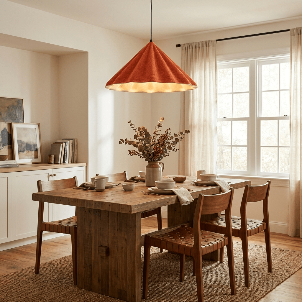 Lull Acoustic Pendant Light-Neutral Decor