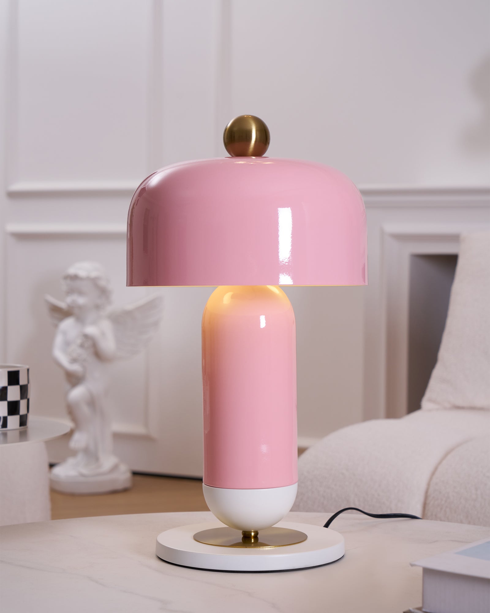 Ziora Retro Table Lamp-Neutral Decor