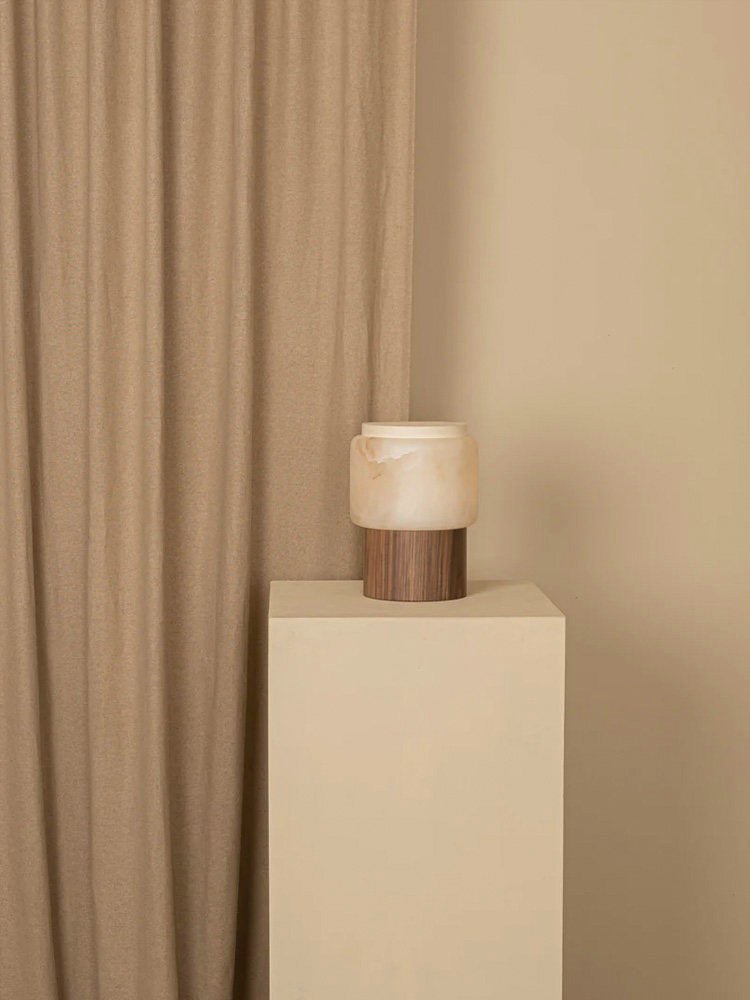 Luma Core Alabaster Table Lamp-Neutral Decor