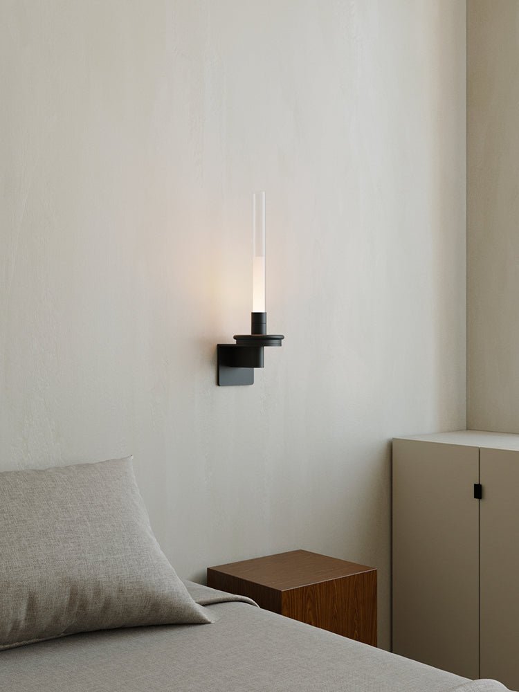 Ripz Stem Rechargeable Glass Wall Lamp-Neutral Decor