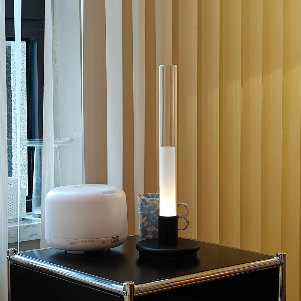 Ripz Stem Rechargeable Glass Wall Lamp-Neutral Decor
