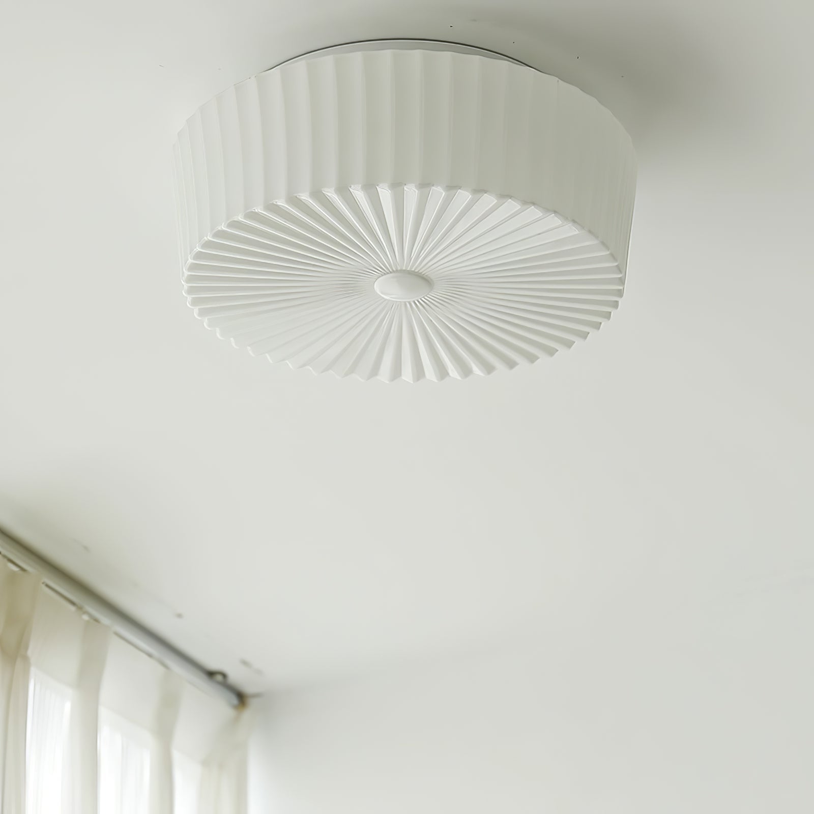 Lustra Ceiling Light Drum Glass Radiant-Neutral Decor