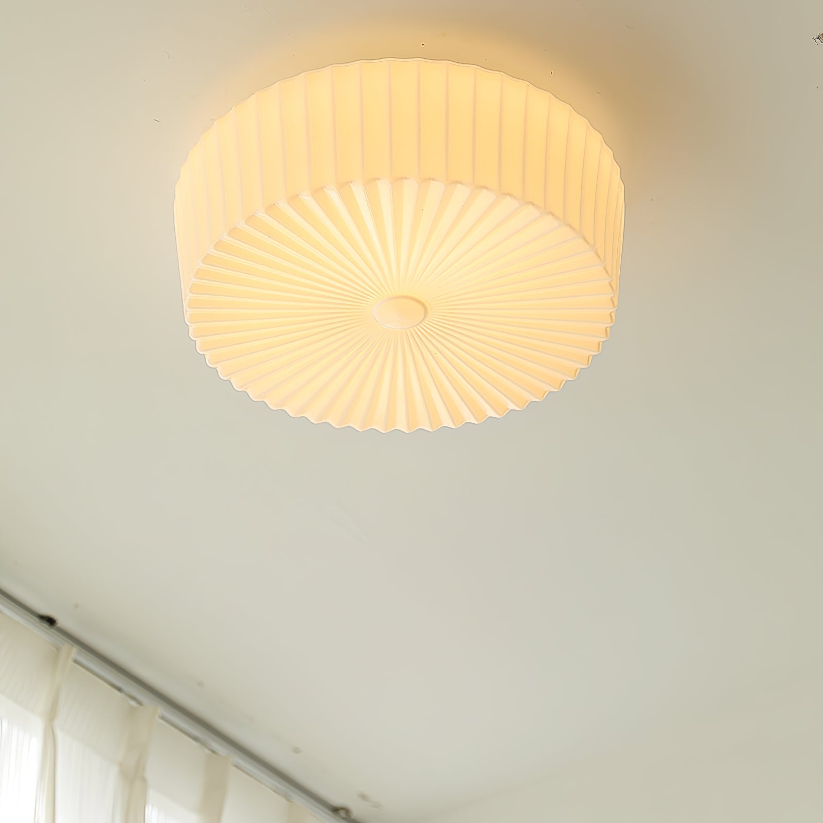 Lustra Ceiling Light Drum Glass Radiant-Neutral Decor