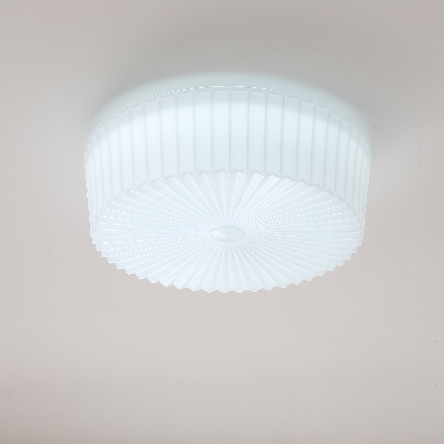 Lustra Ceiling Light Drum Glass Radiant-Neutral Decor