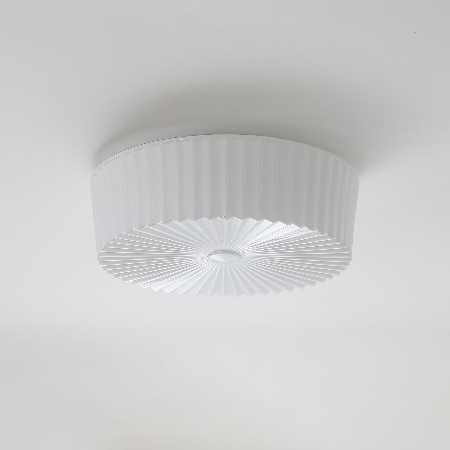 Lustra Ceiling Light Drum Glass Radiant-Neutral Decor