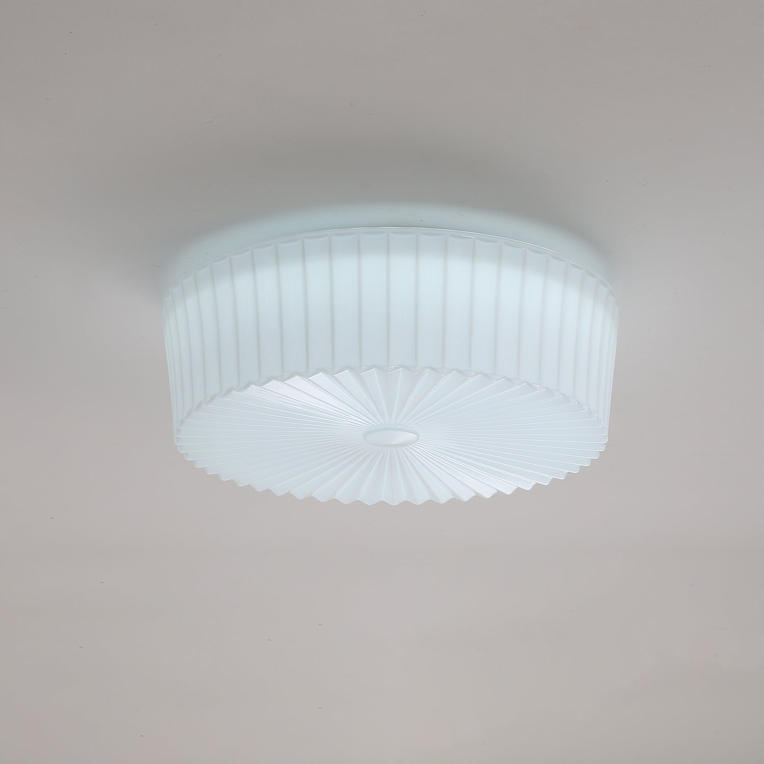 Lustra Ceiling Light Drum Glass Radiant-Neutral Decor