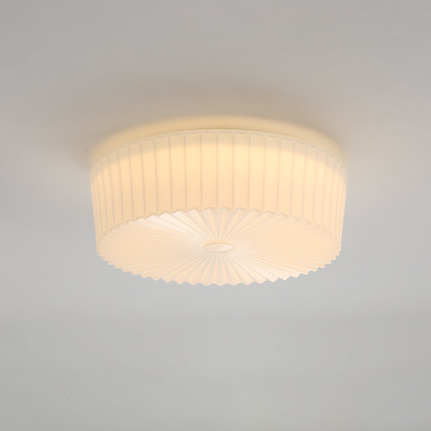 Lustra Ceiling Light Drum Glass Radiant-Neutral Decor