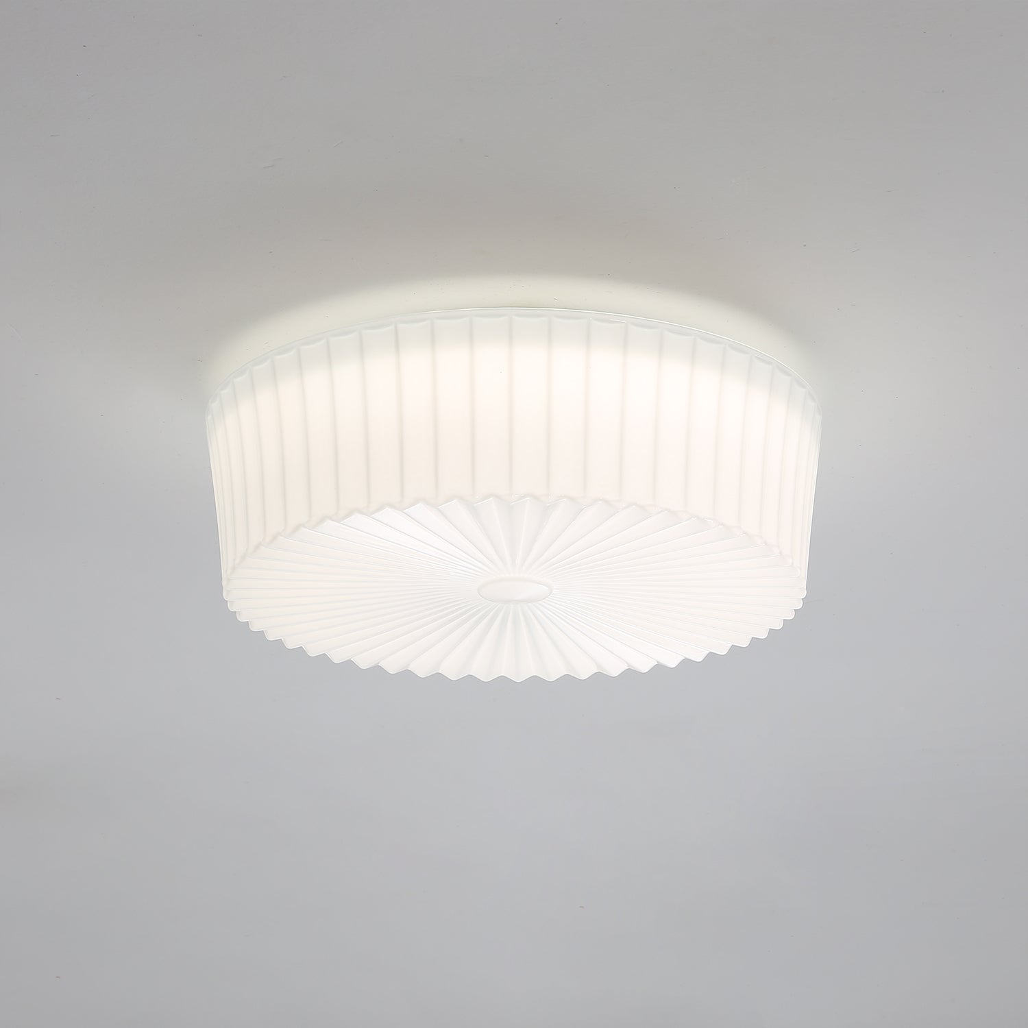 Lustra Ceiling Light Drum Glass Radiant-Neutral Decor
