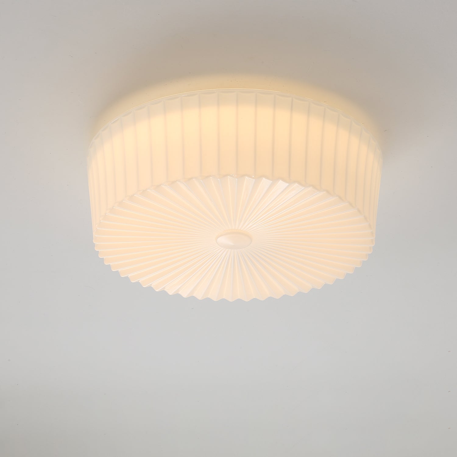 Lustra Ceiling Light Drum Glass Radiant-Neutral Decor