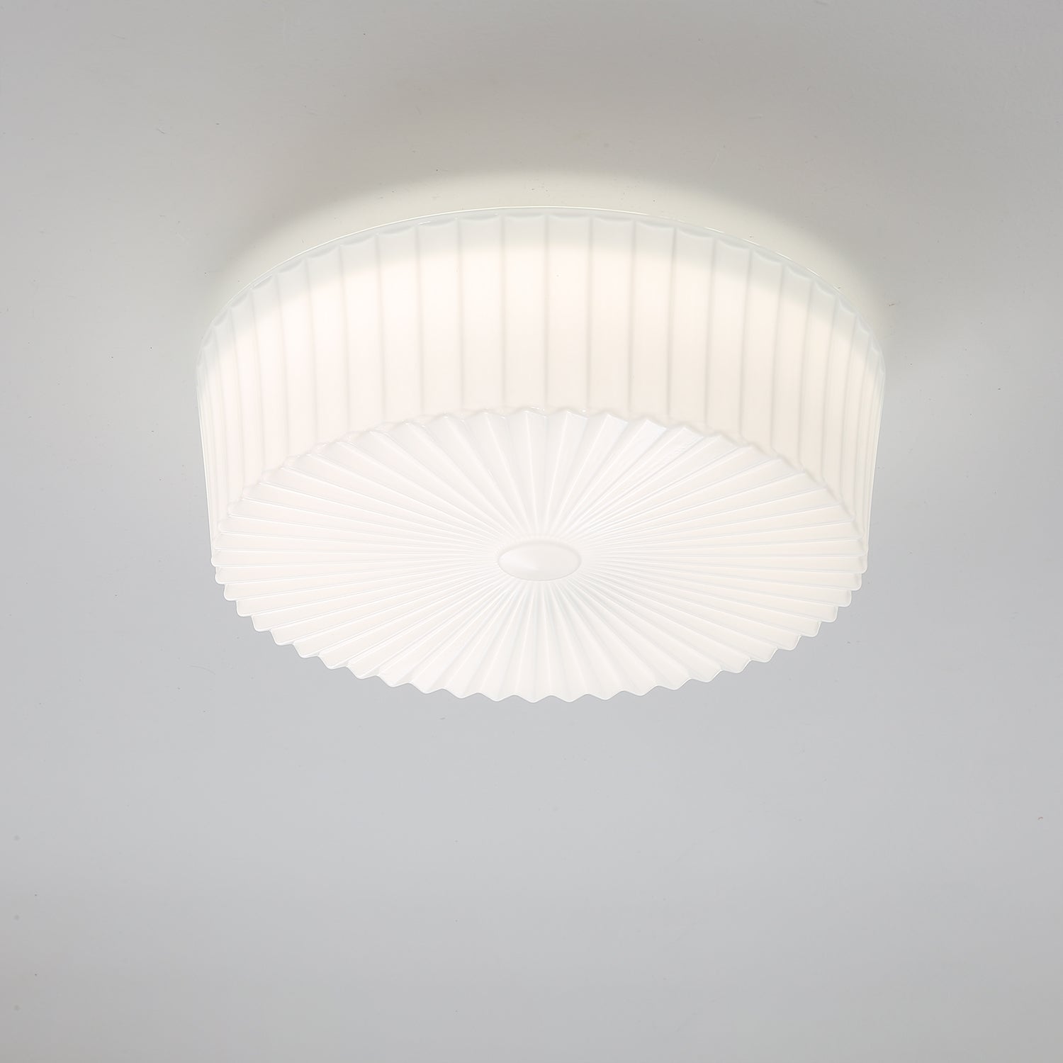 Lustra Ceiling Light Drum Glass Radiant-Neutral Decor