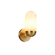 Lumeers Alabaster Wall Lamp shown against a neutral wall.