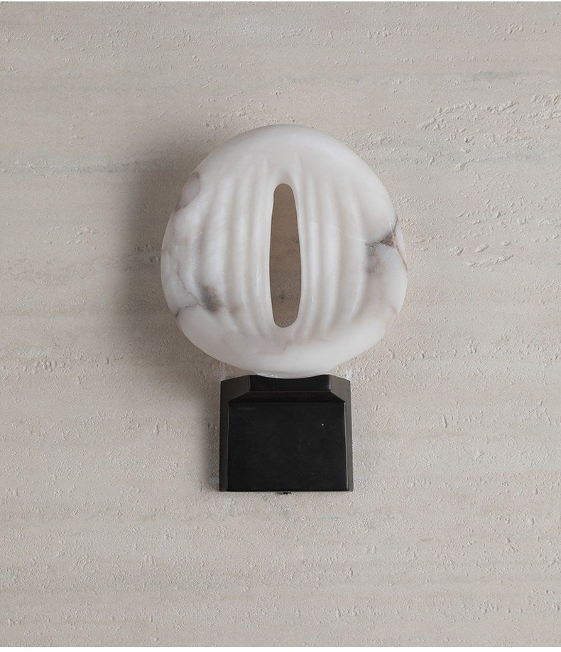 Lumen Rift Alabaster Wall Lamp-Neutral Decor