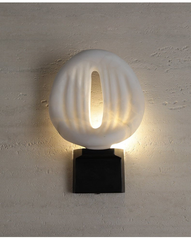 Lumen Rift Alabaster Wall Lamp-Neutral Decor