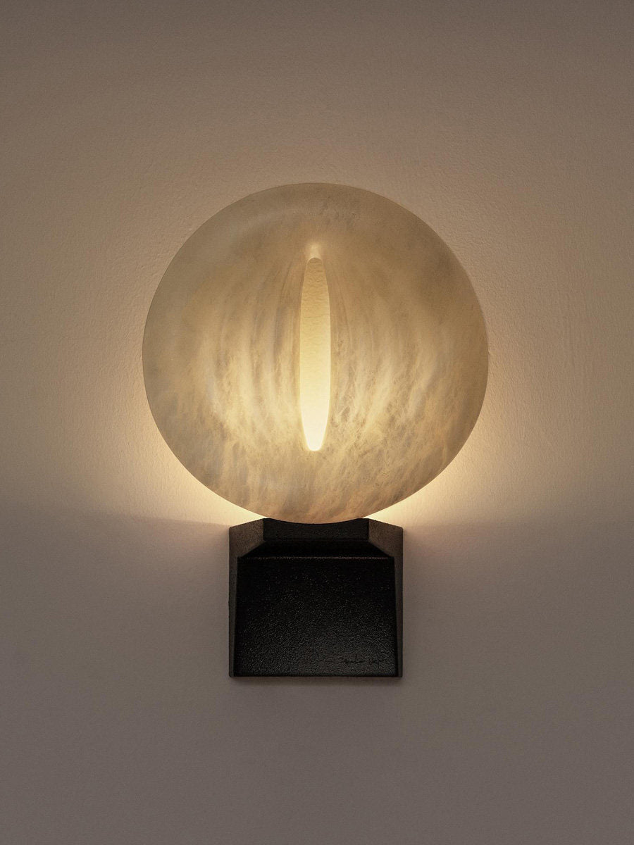 Lumen Rift Alabaster Wall Lamp-Neutral Decor