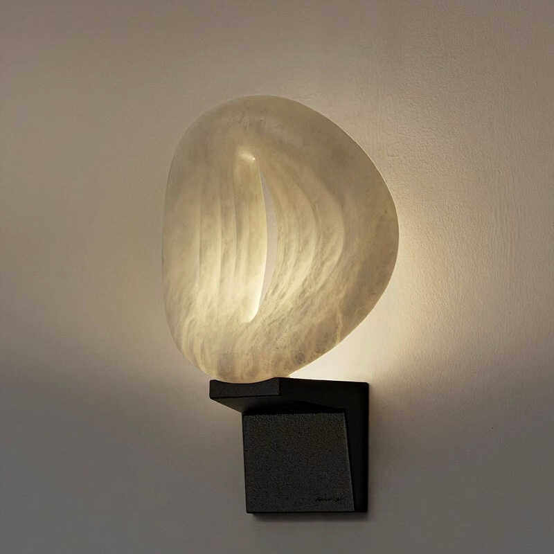 Lumen Rift Alabaster Wall Lamp-Neutral Decor