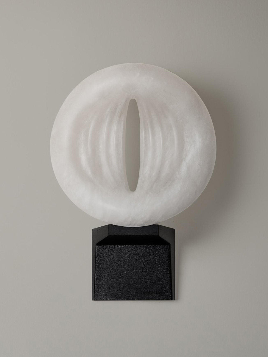 Lumen Rift Alabaster Wall Lamp-Neutral Decor