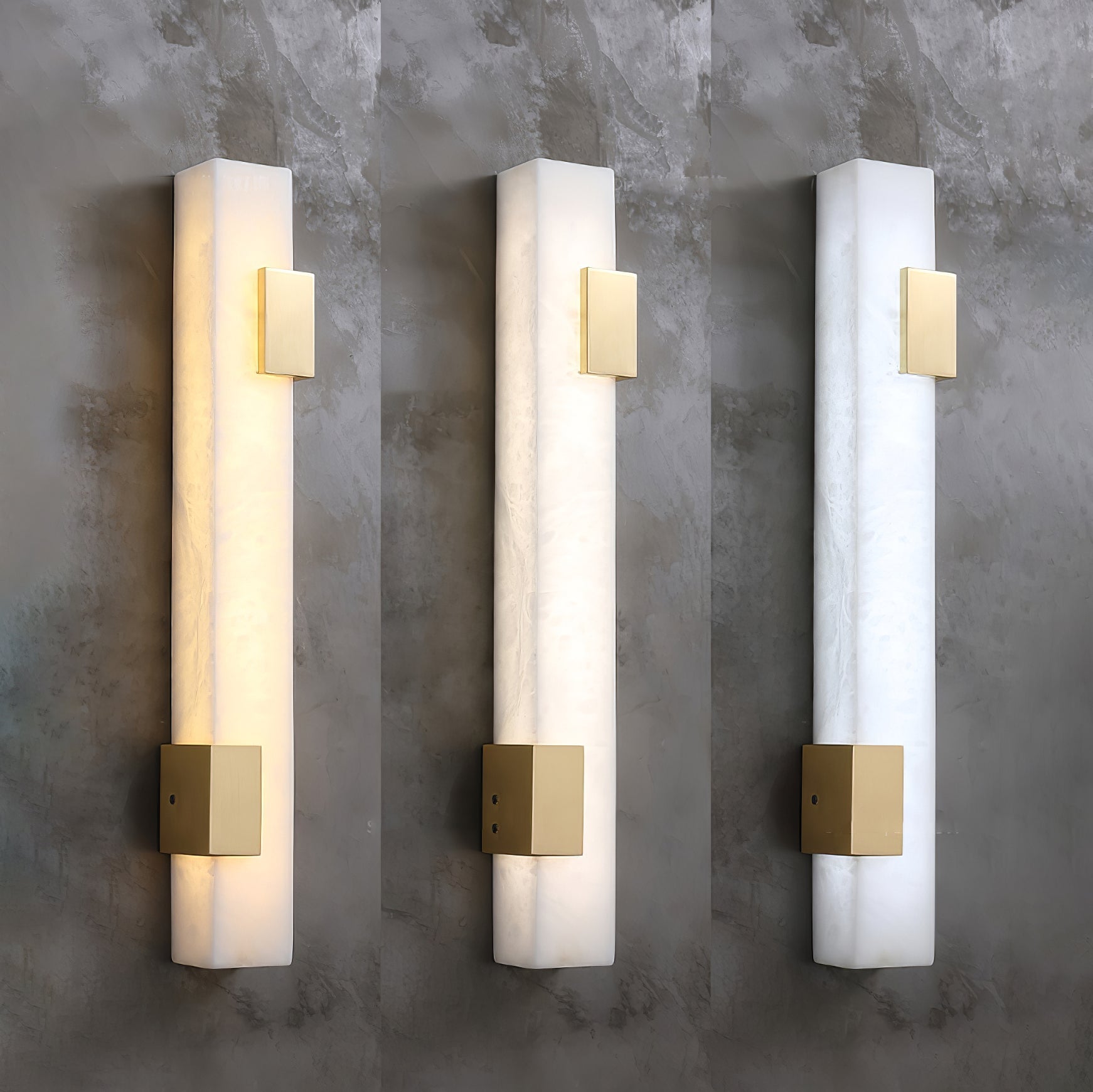 Eos Linear Alabaster Wall Light-Neutral Decor