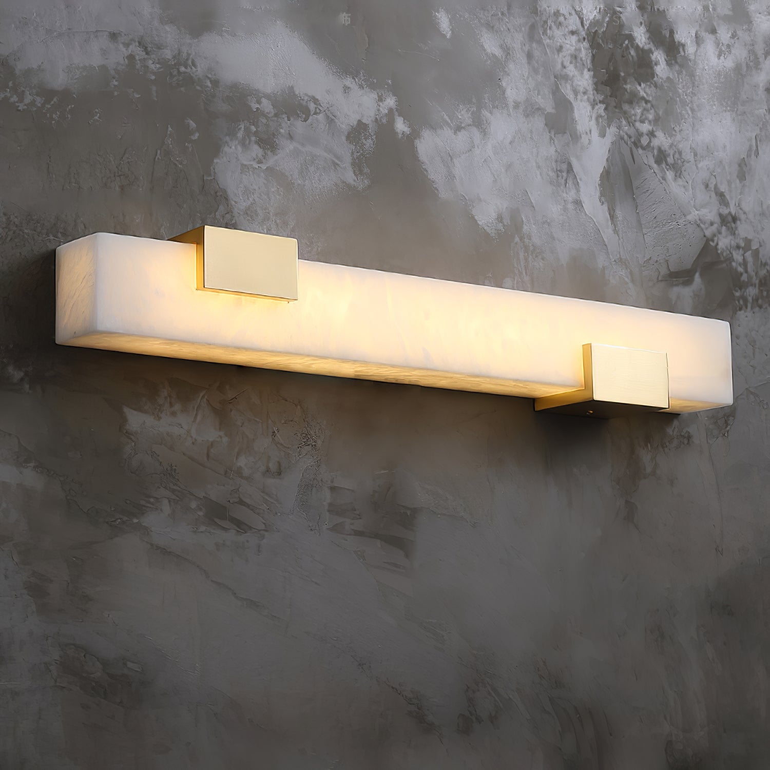 Eos Linear Alabaster Wall Light-Neutral Decor