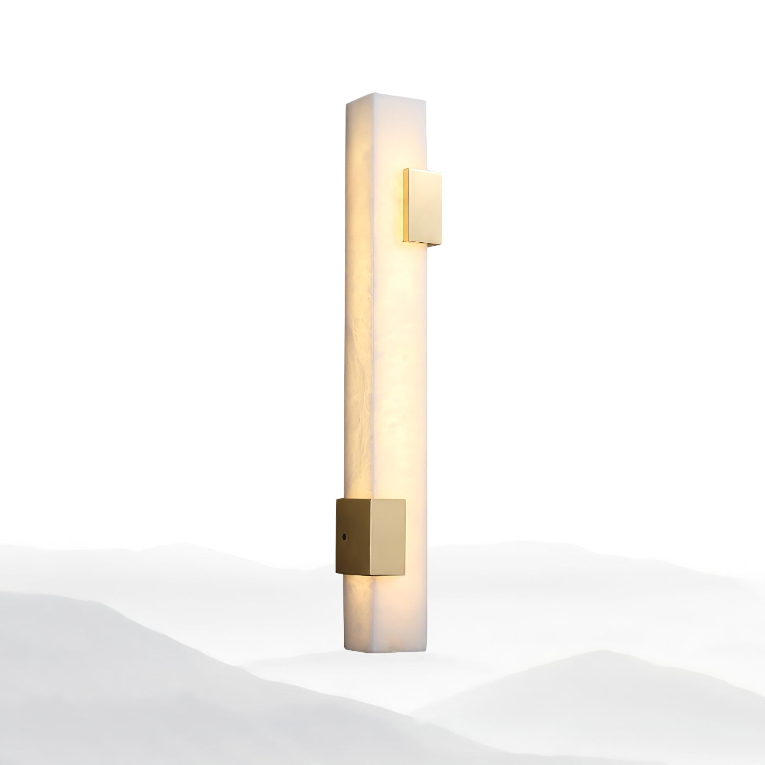 Eos Linear Alabaster Wall Light-Neutral Decor