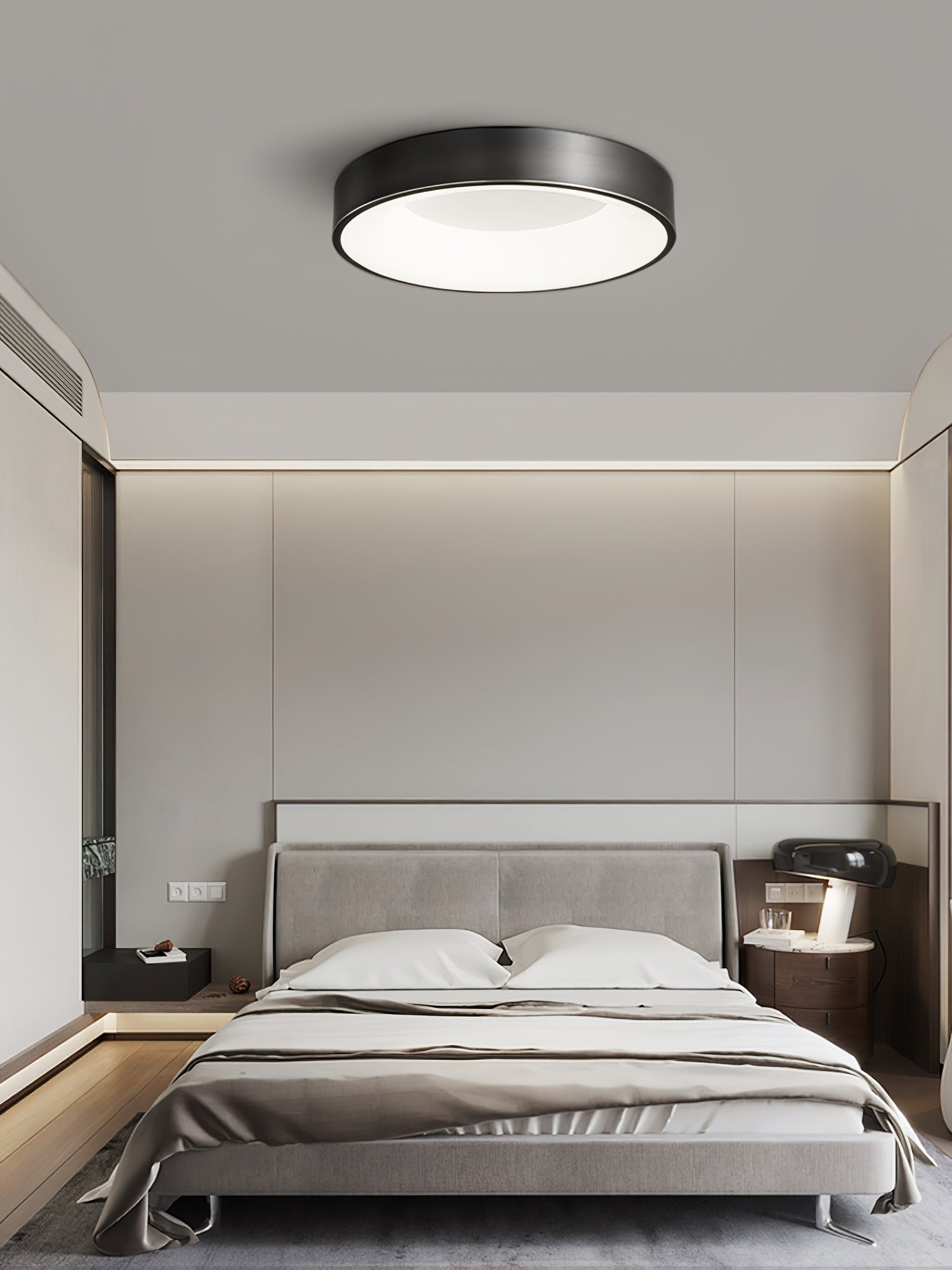 Zetheos Modern Minimalist Brass Ceiling Light-Neutral Decor