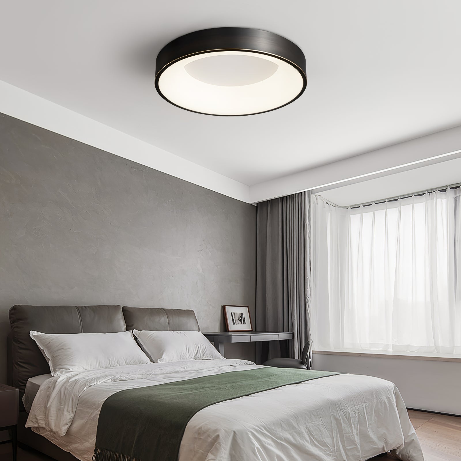 Zetheos Modern Minimalist Brass Ceiling Light-Neutral Decor