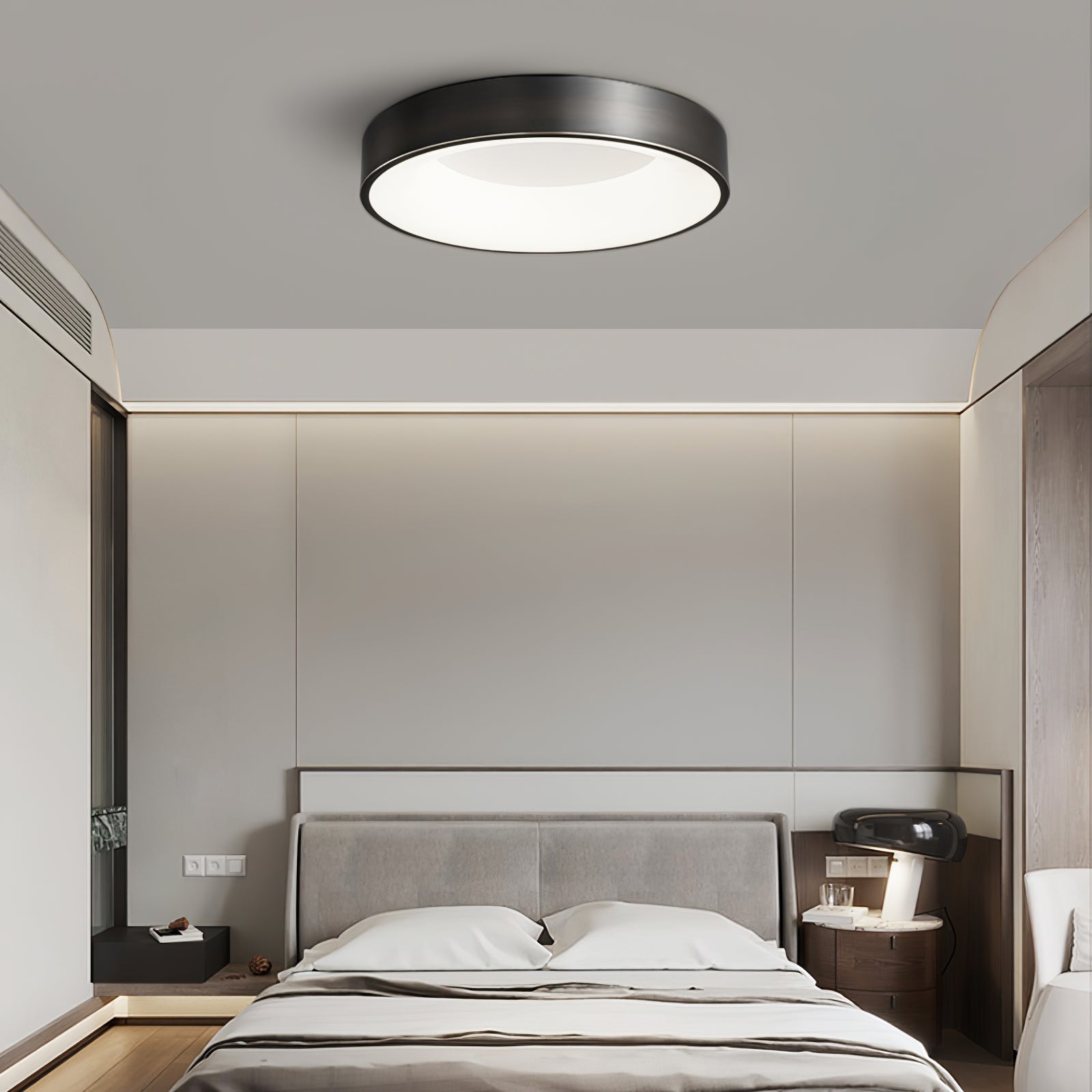 Zetheos Modern Minimalist Brass Ceiling Light-Neutral Decor