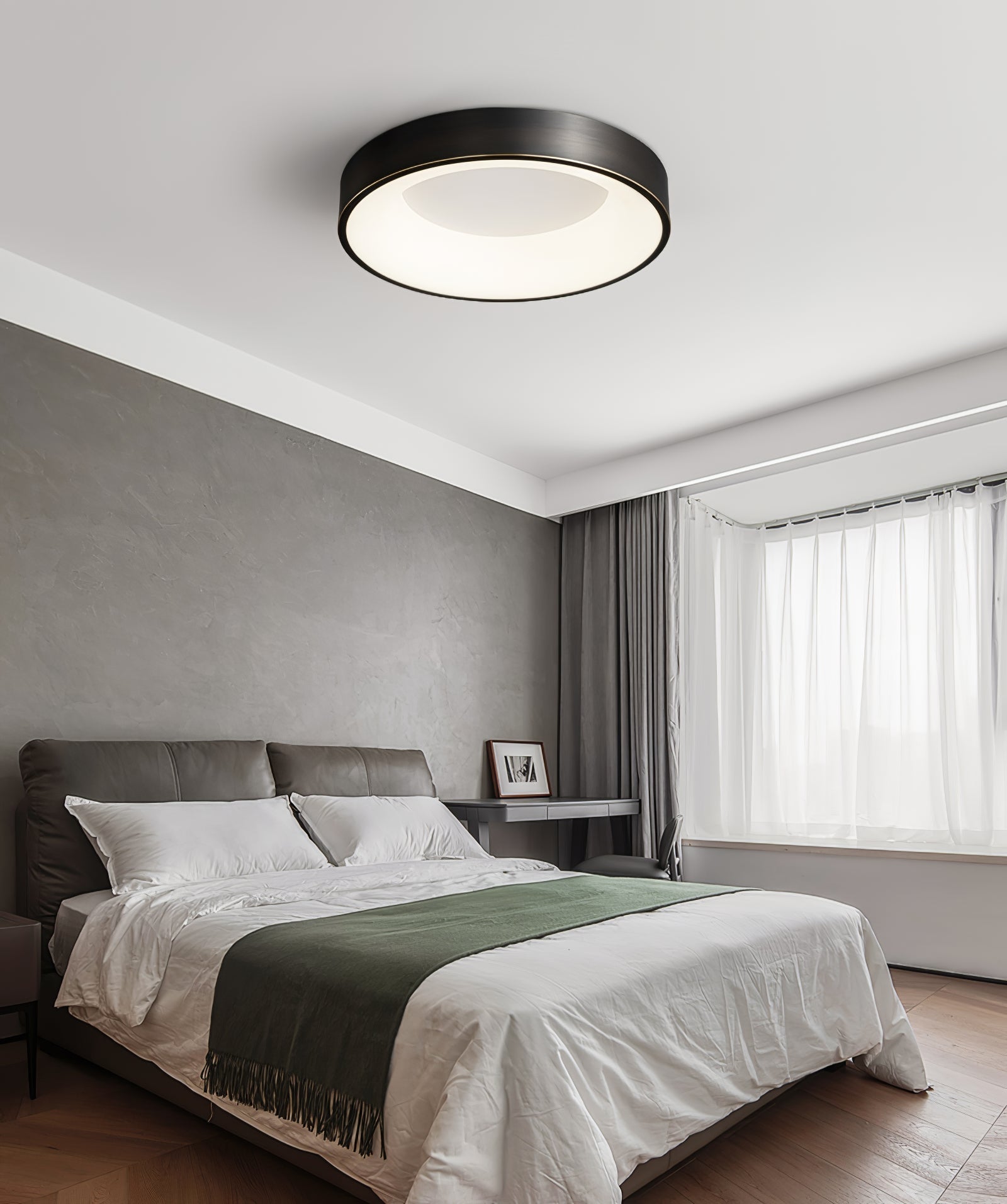 Zetheos Modern Minimalist Brass Ceiling Light-Neutral Decor