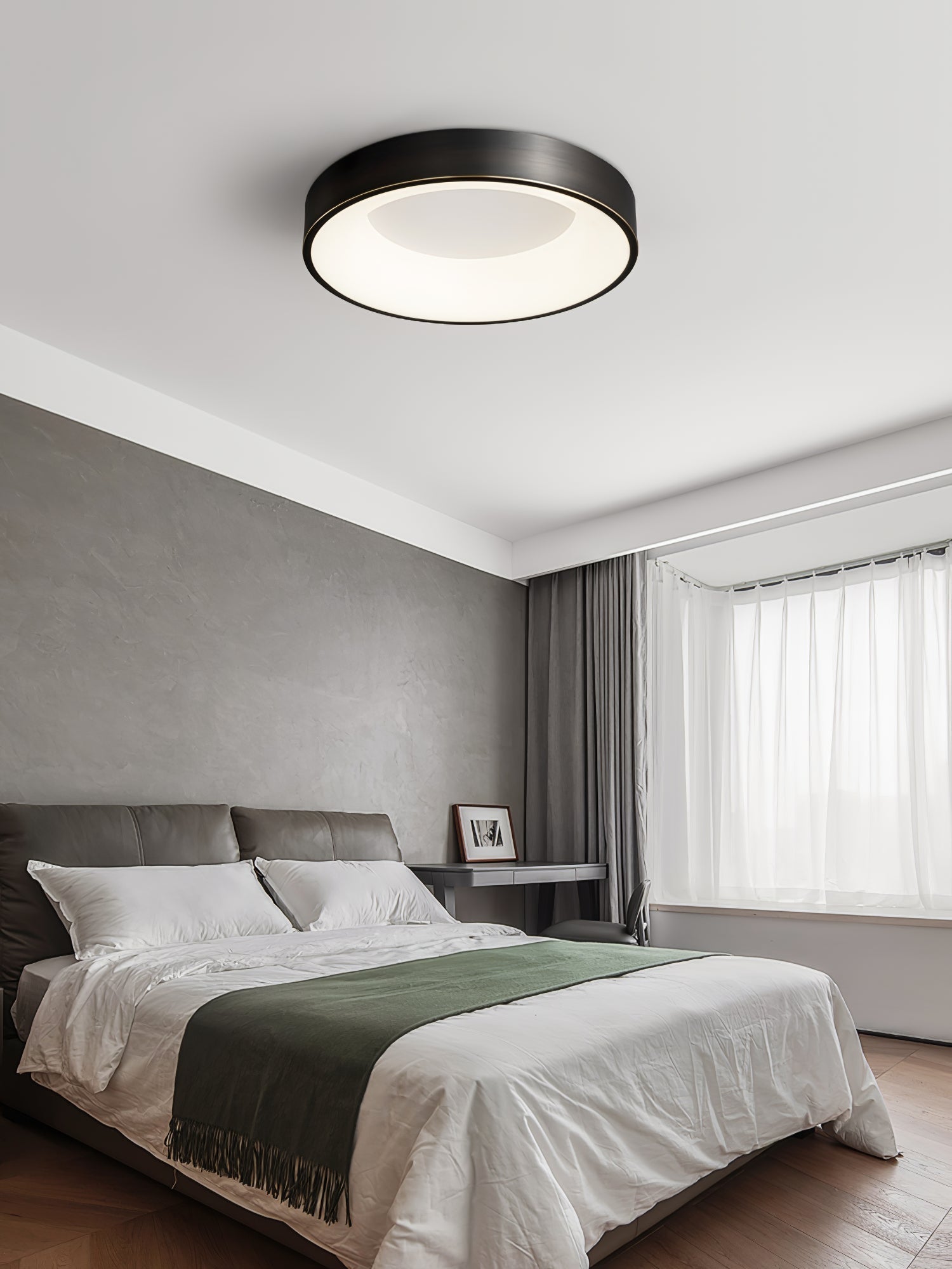 Zetheos Modern Minimalist Brass Ceiling Light-Neutral Decor