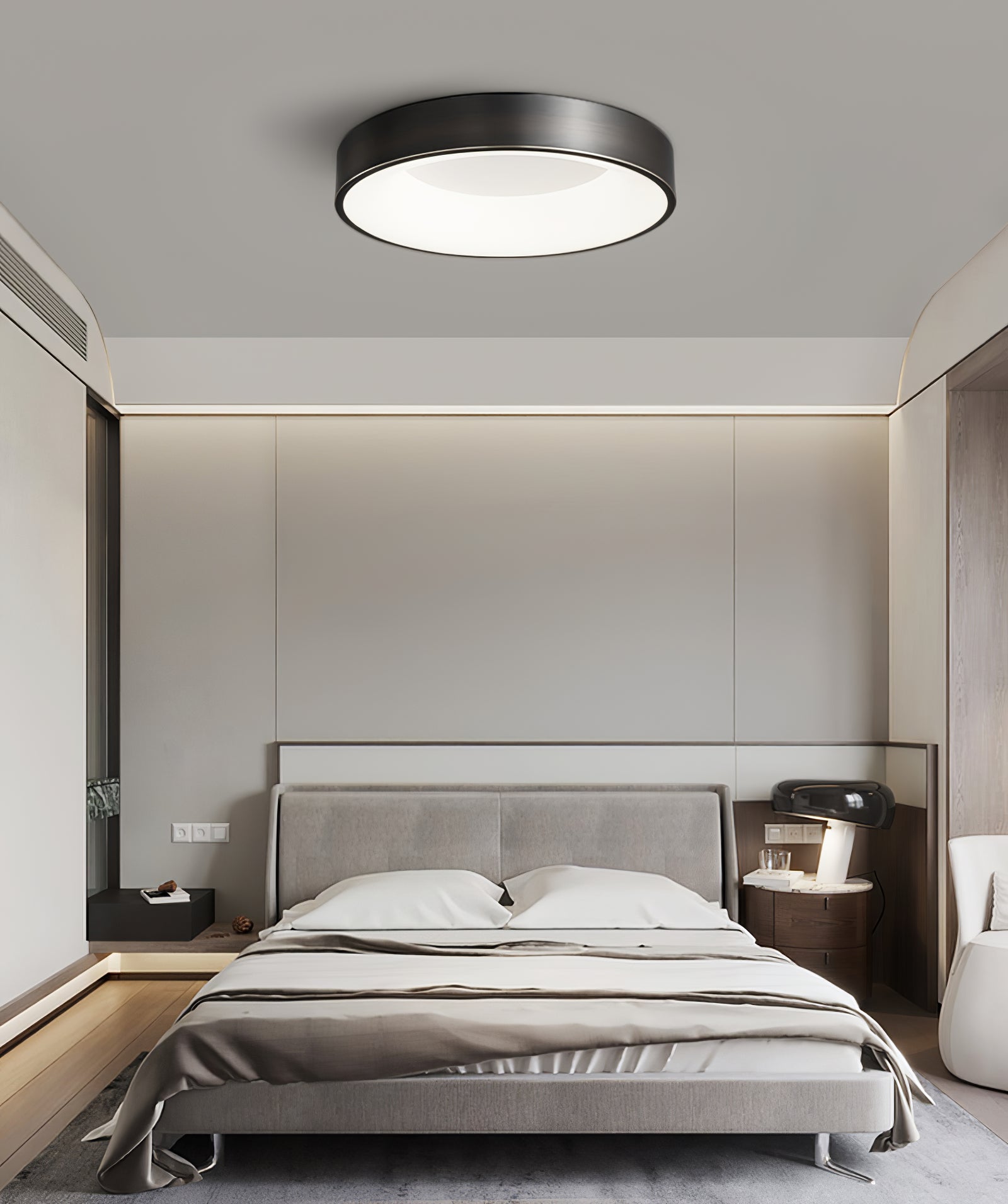 Zetheos Modern Minimalist Brass Ceiling Light-Neutral Decor