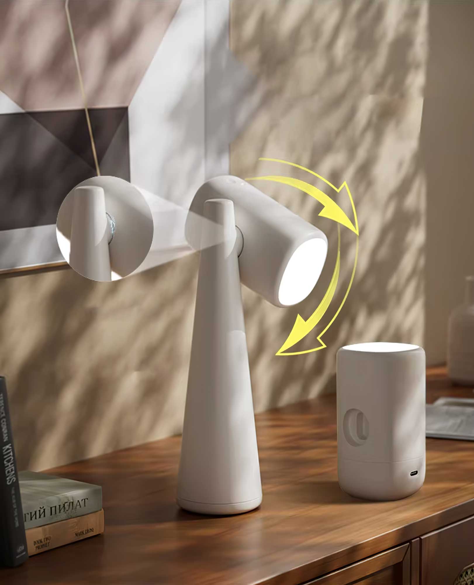 Samson Minimalist Table Light-Neutral Decor