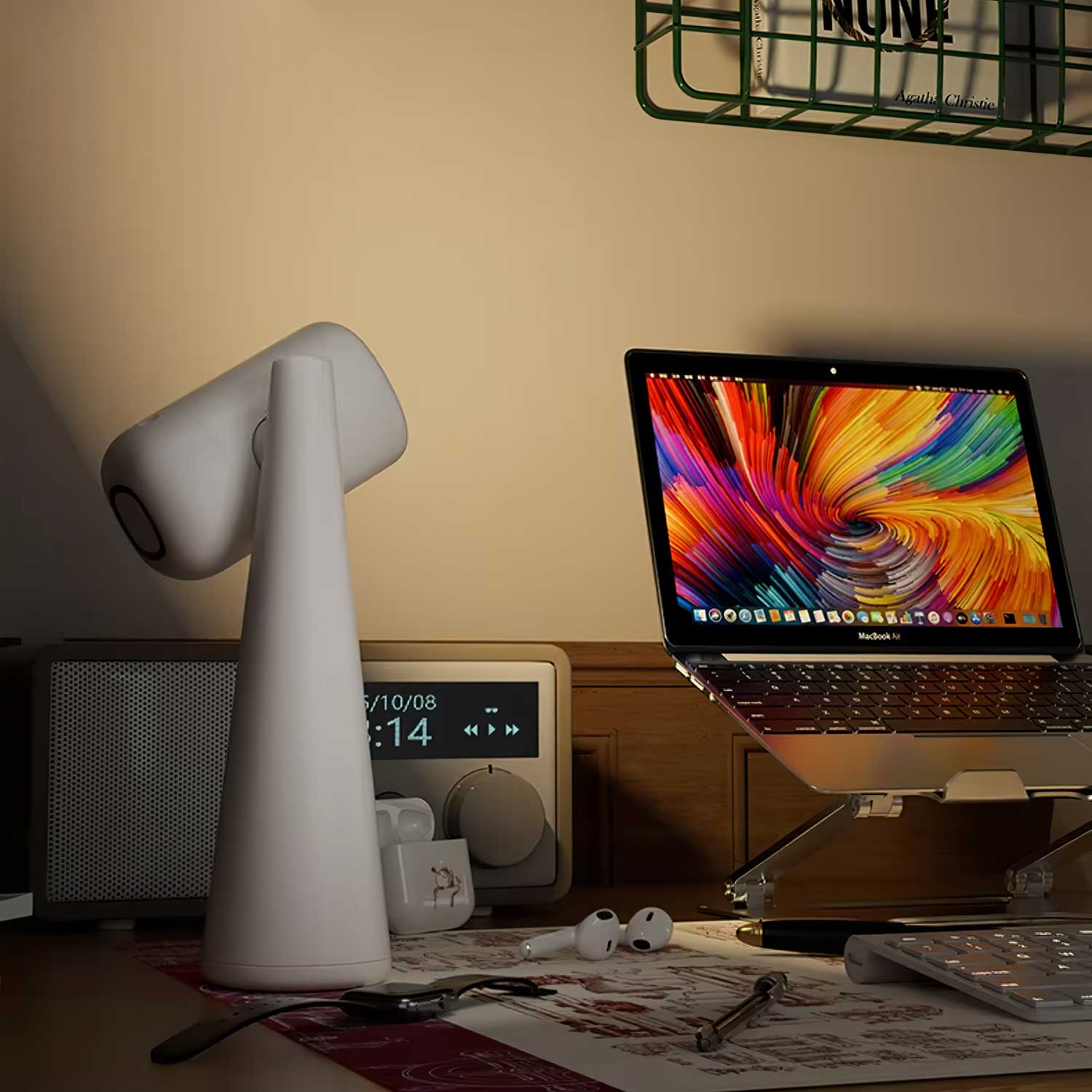 Samson Minimalist Table Light-Neutral Decor