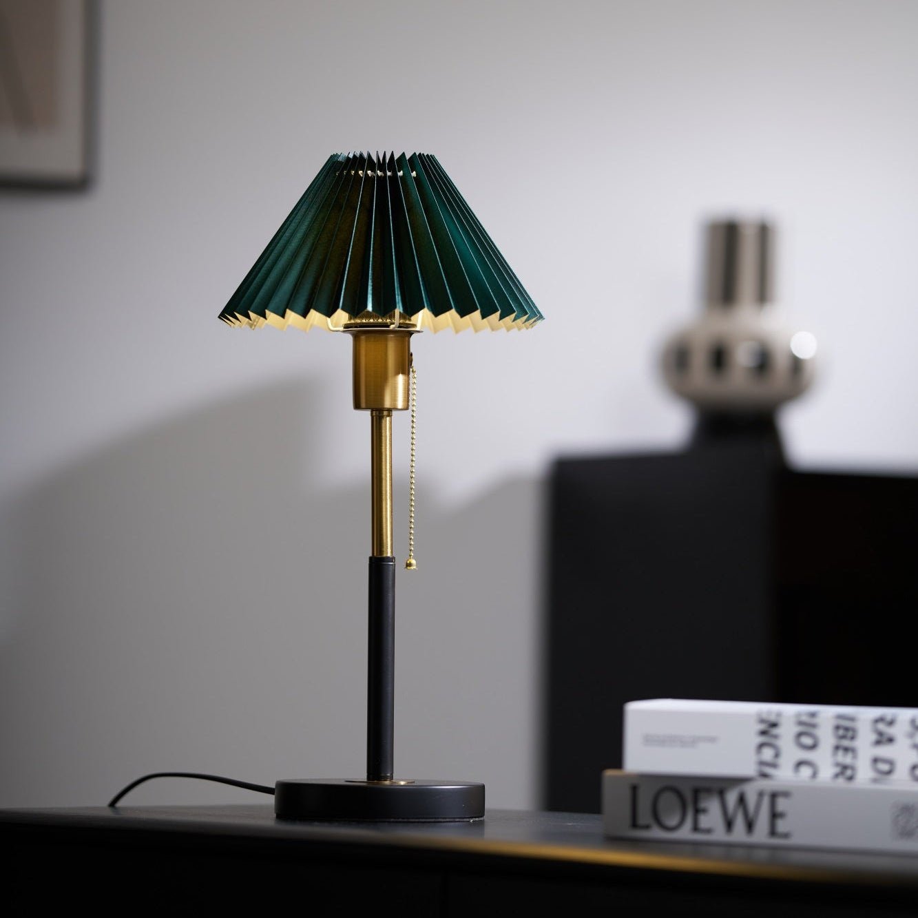 Mevzo Minimalist Ceramics Table Lamp-Neutral Decor