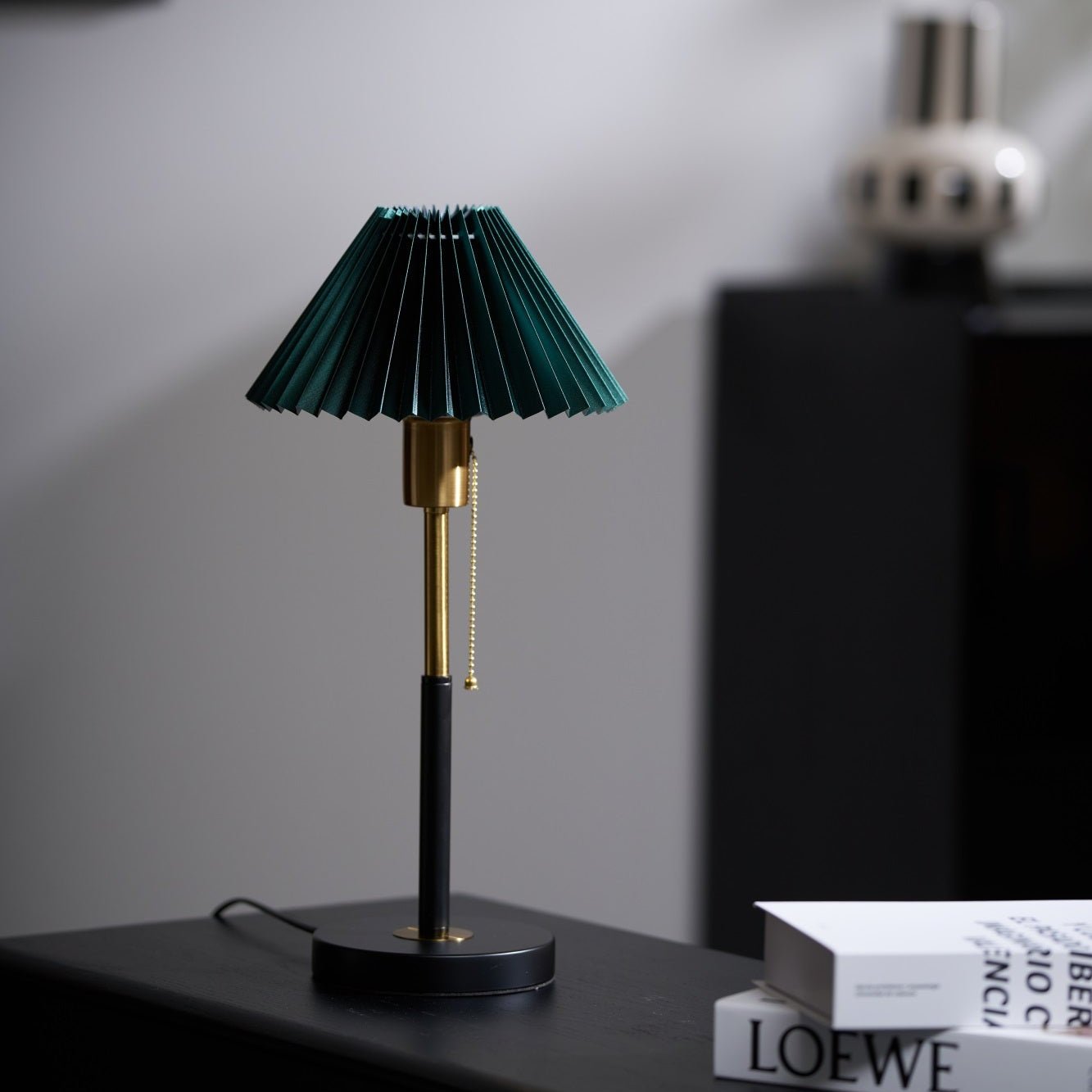 Mevzo Minimalist Ceramics Table Lamp-Neutral Decor