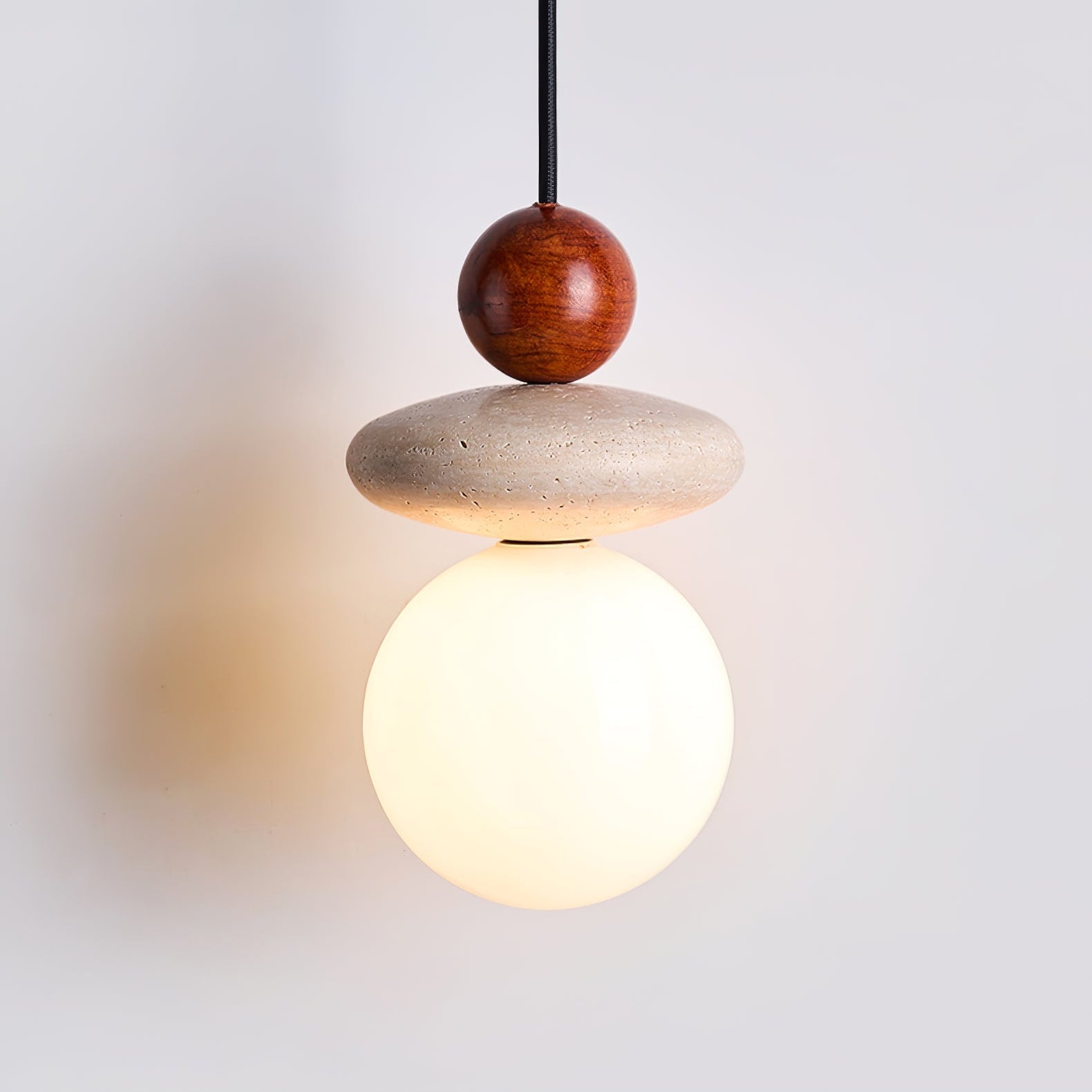 Grylen Travertine Pendant Light-Neutral Decor