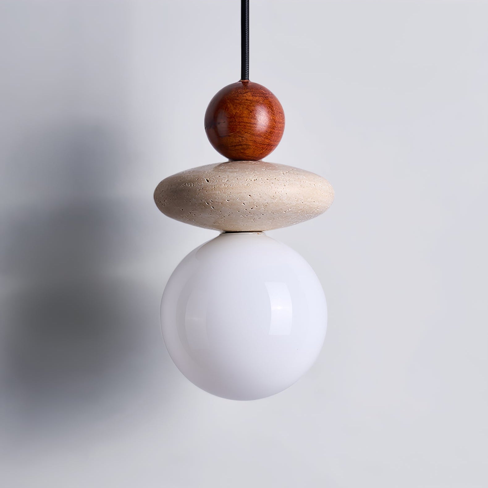 Grylen Travertine Pendant Light-Neutral Decor