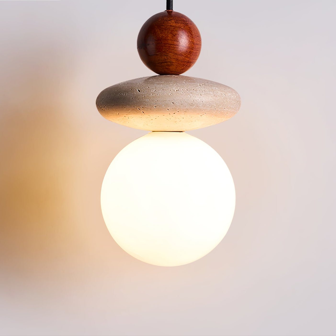 Grylen Travertine Pendant Light-Neutral Decor